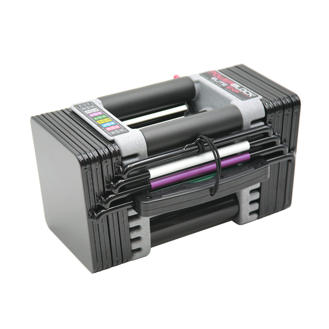 PowerBlock Stage 1 - 5lb to 50lb Elite EXP Adjustable Dumbbell Set