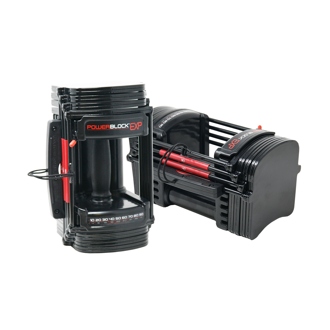 PowerBlock Adjustable Dumbbells EXP 5-90lb Full Set