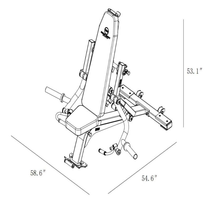 WideBodyBench Bench Attachments Bicep Attachment 2.0
