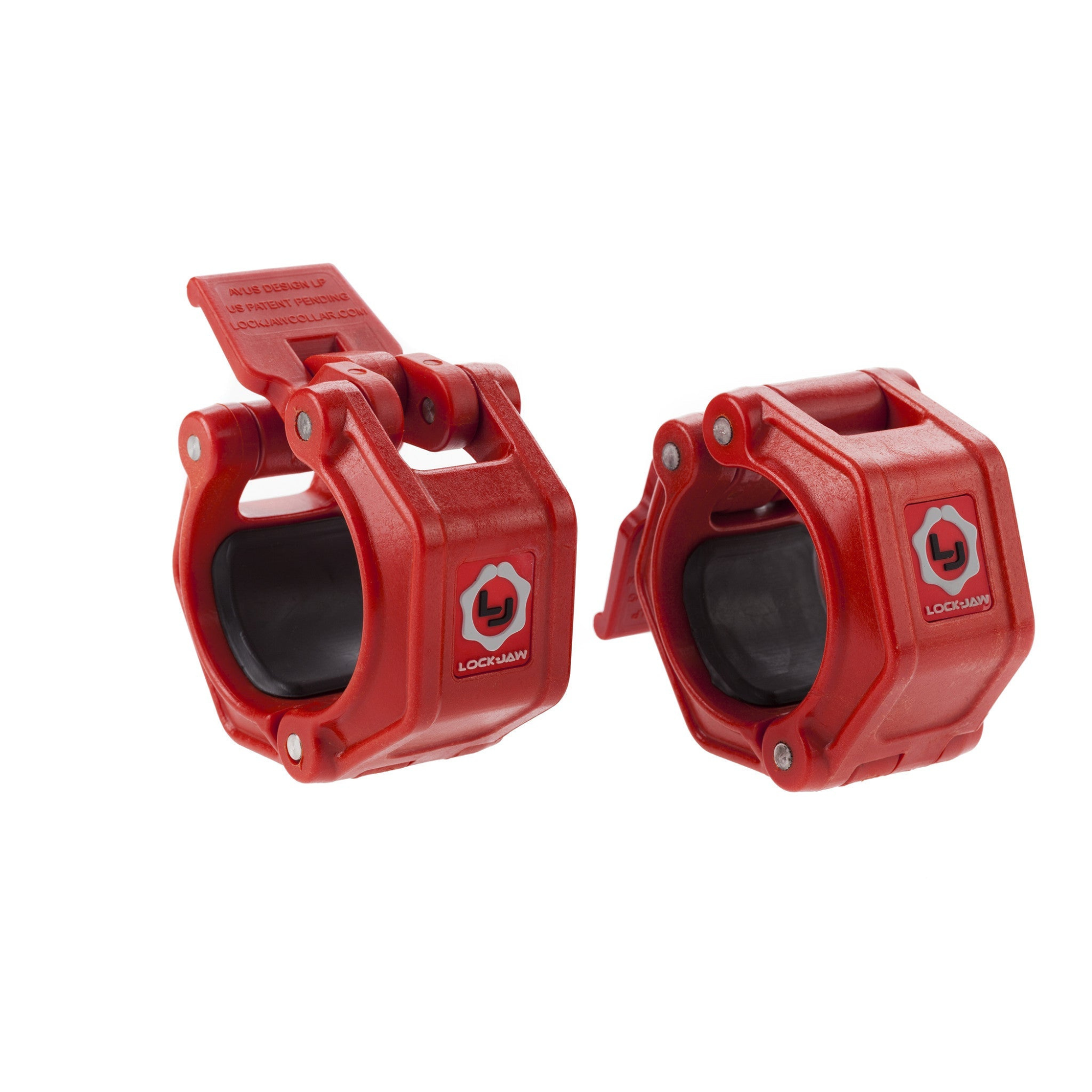 Lock-Jaw Lifting Accessories Red OLY 2 Olympic Barbell Collars