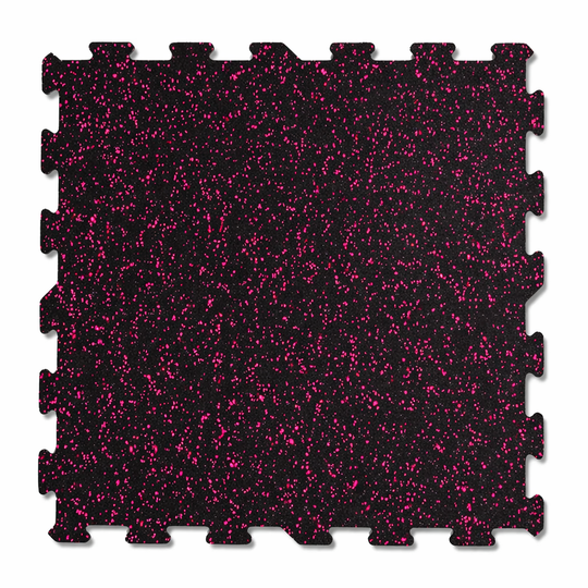 Orion Flooring 8mm / Pink Interlocking Rubber Tiles