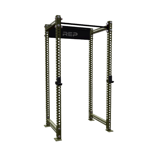 REP Fitness Power Racks 80" / Army Green / 16" PR-5000 Rack Builder