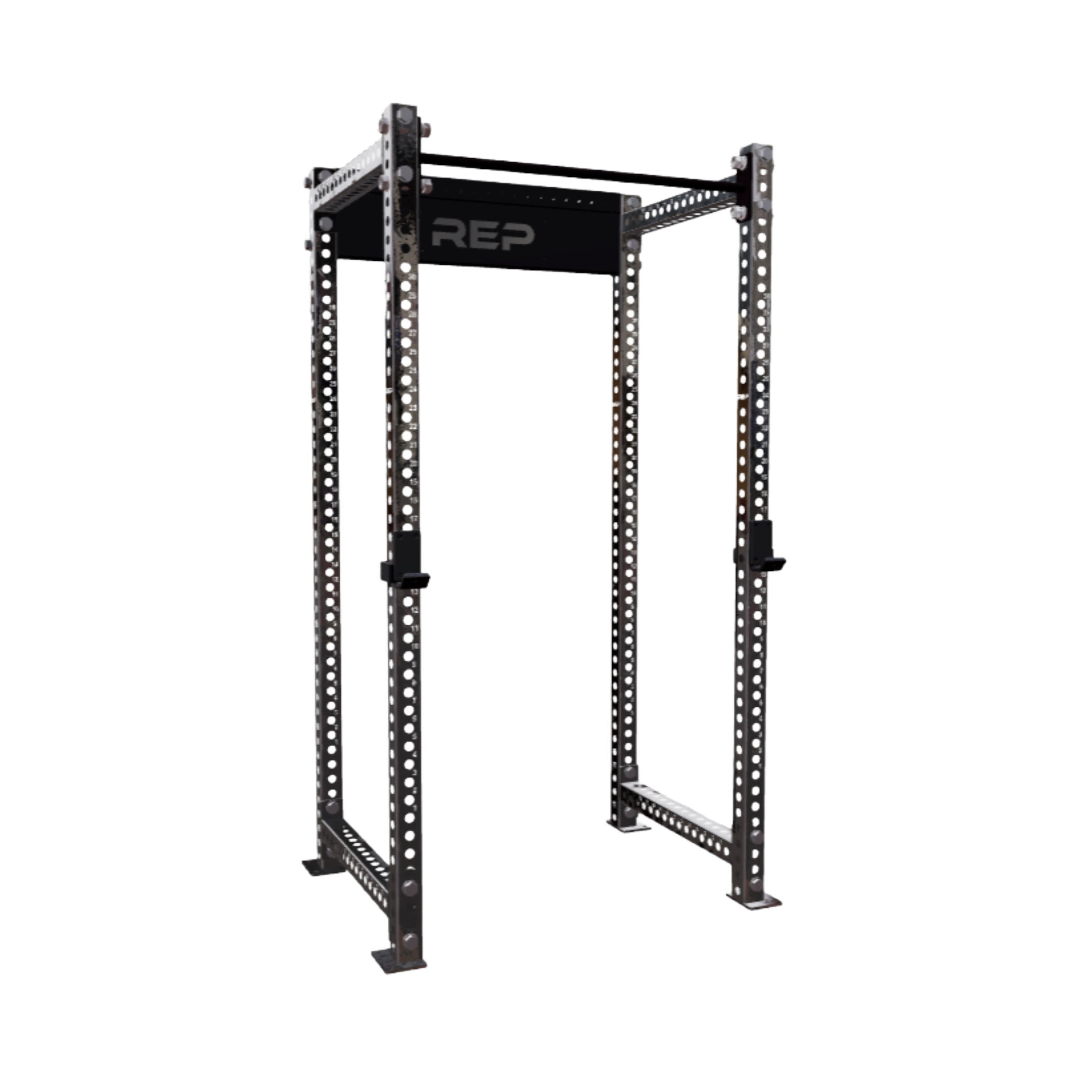 REP Fitness Power Racks 80" / Stainless Steel / 16" PR-5000 Rack Builder