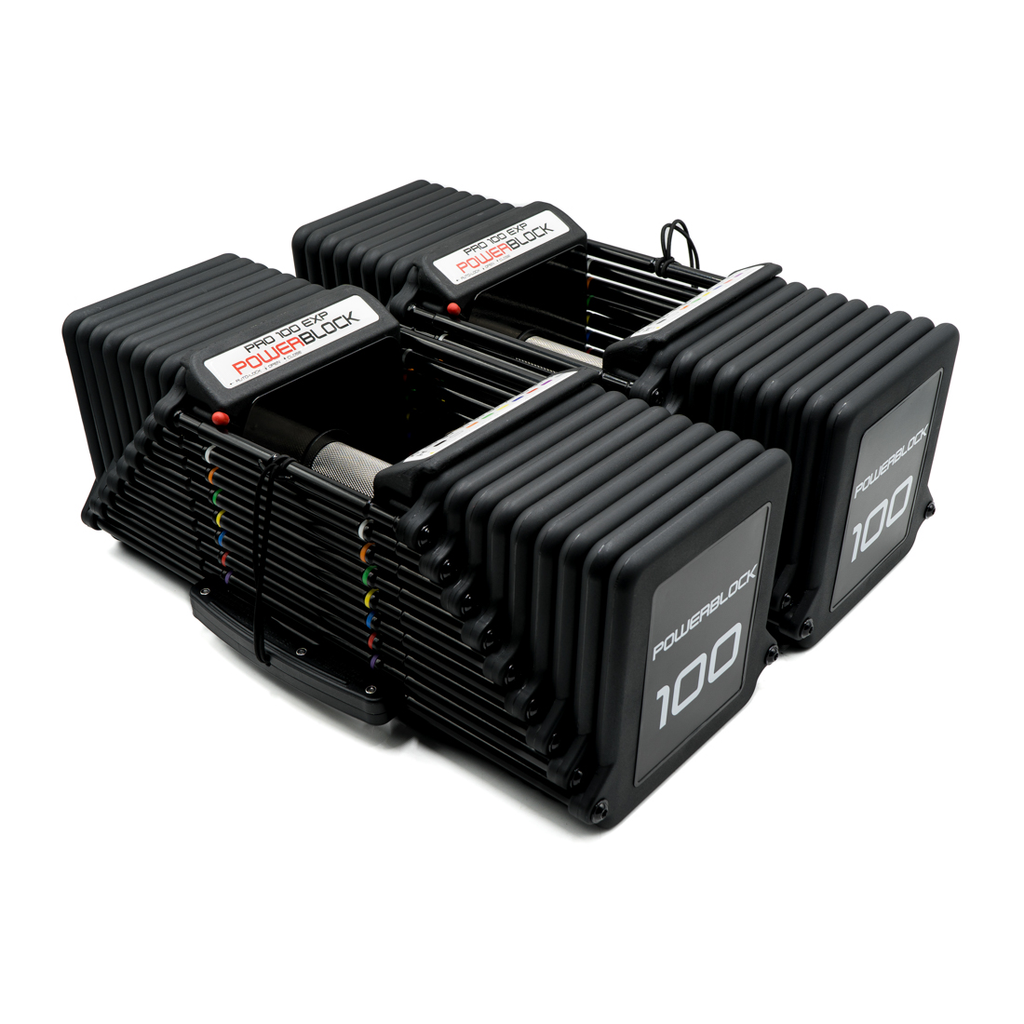PowerBlock Knurled Grip Pro 100 EXP Dumbbell Set – Northern Fitness