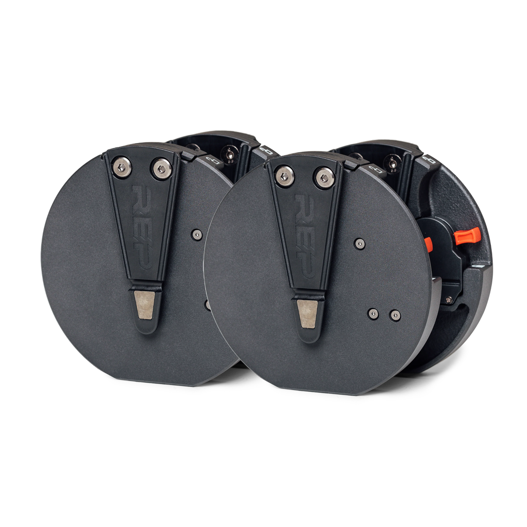 REP Fitness Adjustable Dumbbells 10LB x 2 Add-On Weights QuickDraw Dumbbell Add-On Weight