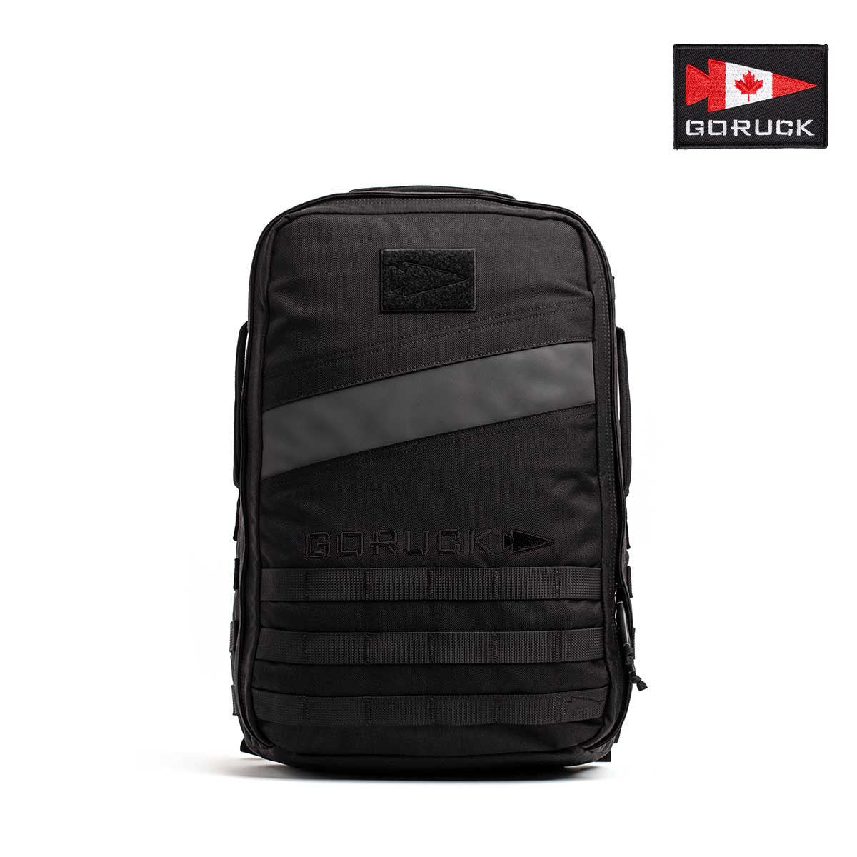 GORUCK Weighted Vests All Black with Orange Interior Rucker 4.0 (25L)