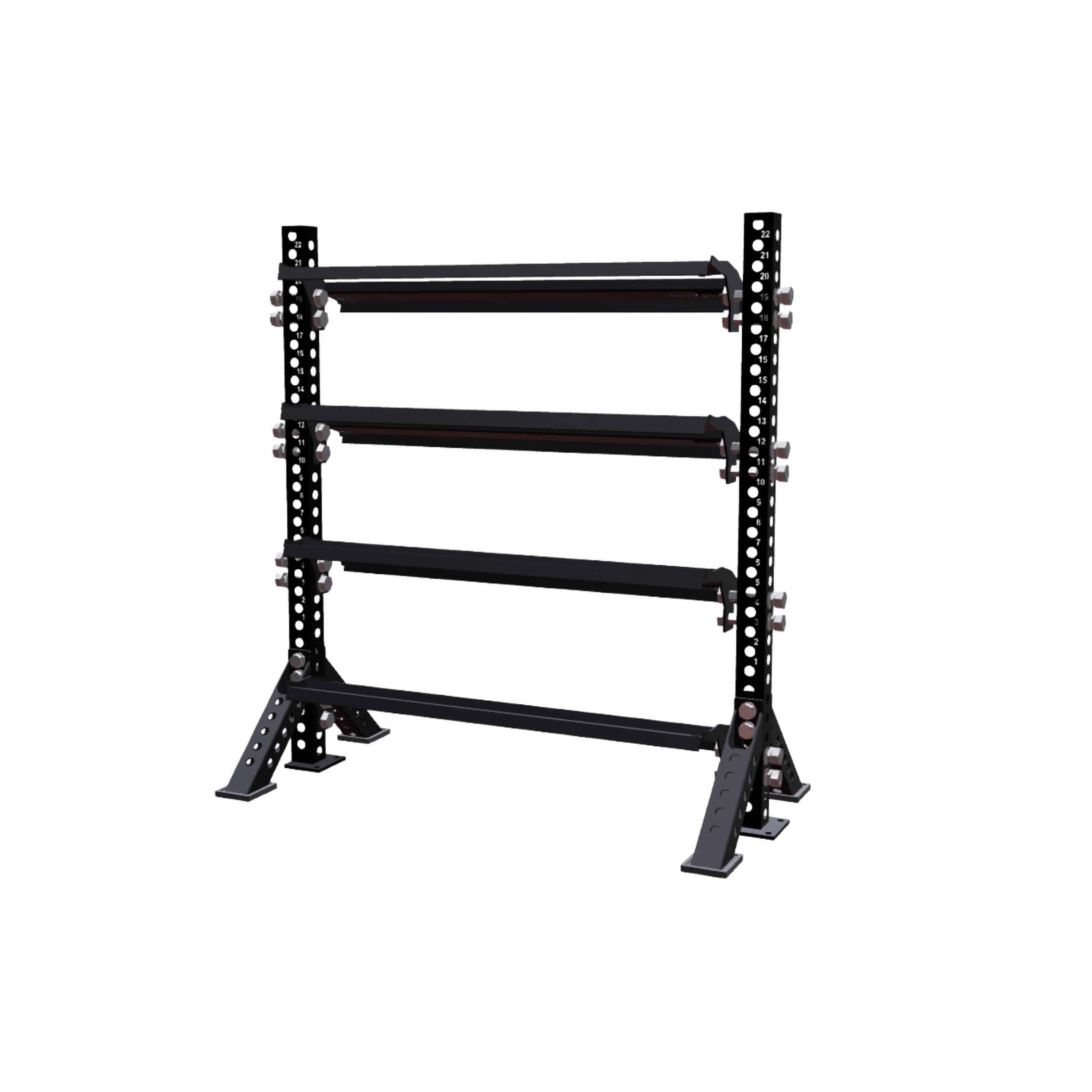 REP Fitness Storage Stand-Alone Unit / Metallic Black Stand-Alone Modular Storage System 2.0