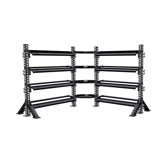 REP Fitness Storage Corner Unit / Matte Black Stand-Alone Modular Storage System 2.0