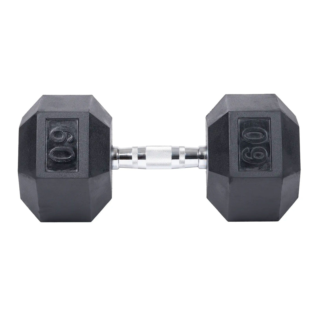 J Fit Rubber Hex Dumbbell Single
