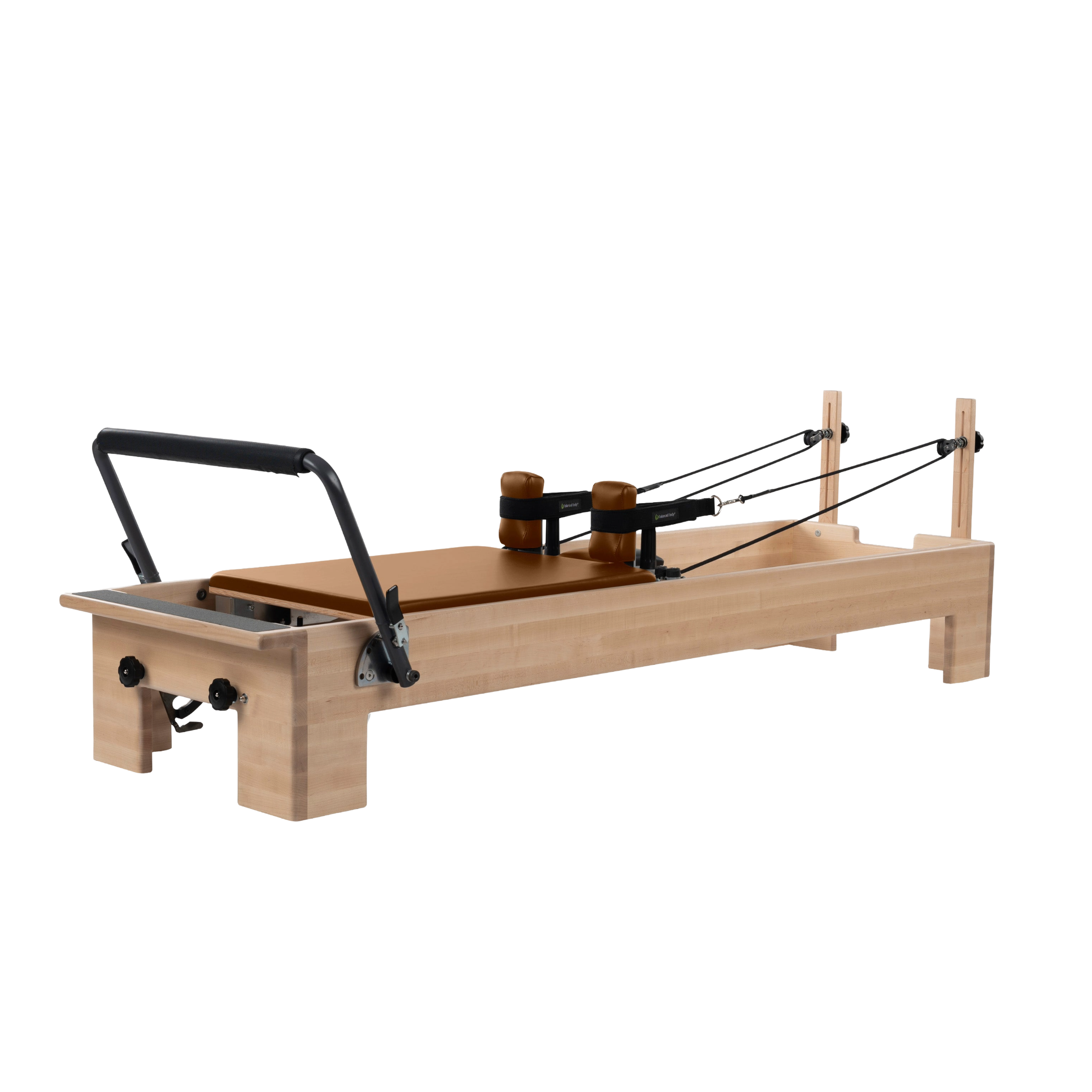 Balanced Body Reformers Oak / Revo Footbar - Revo Springbar Studio Reformer