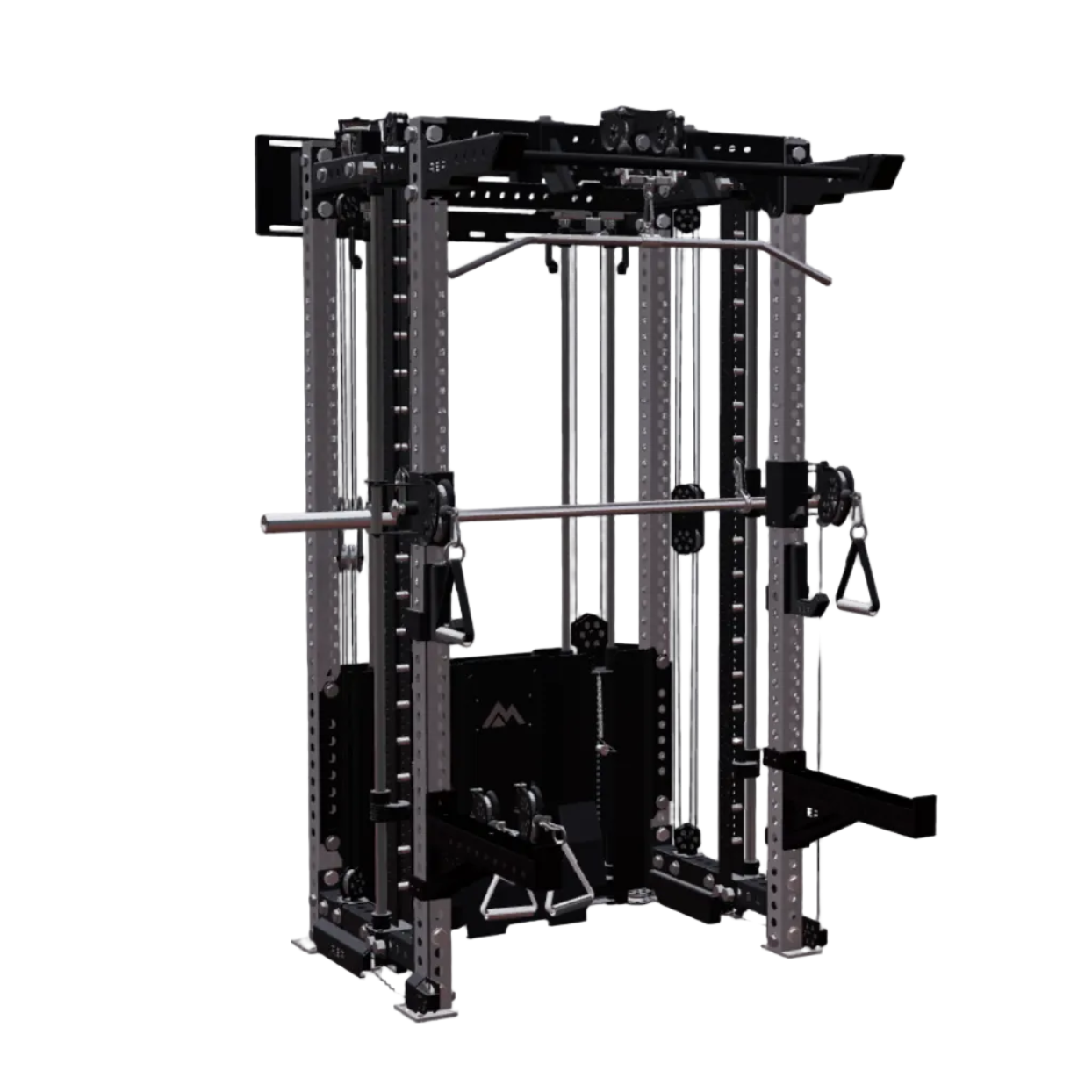 REP Fitness Functional Trainers 80" / Clear Coat Summit All-In-One Trainer with Wall-Mounted Ares 2.0