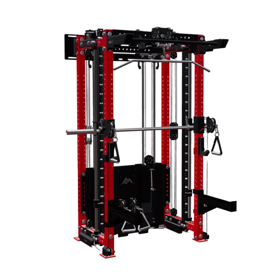 REP Fitness Functional Trainers 80" / Red Summit All-In-One Trainer with Wall-Mounted Ares 2.0