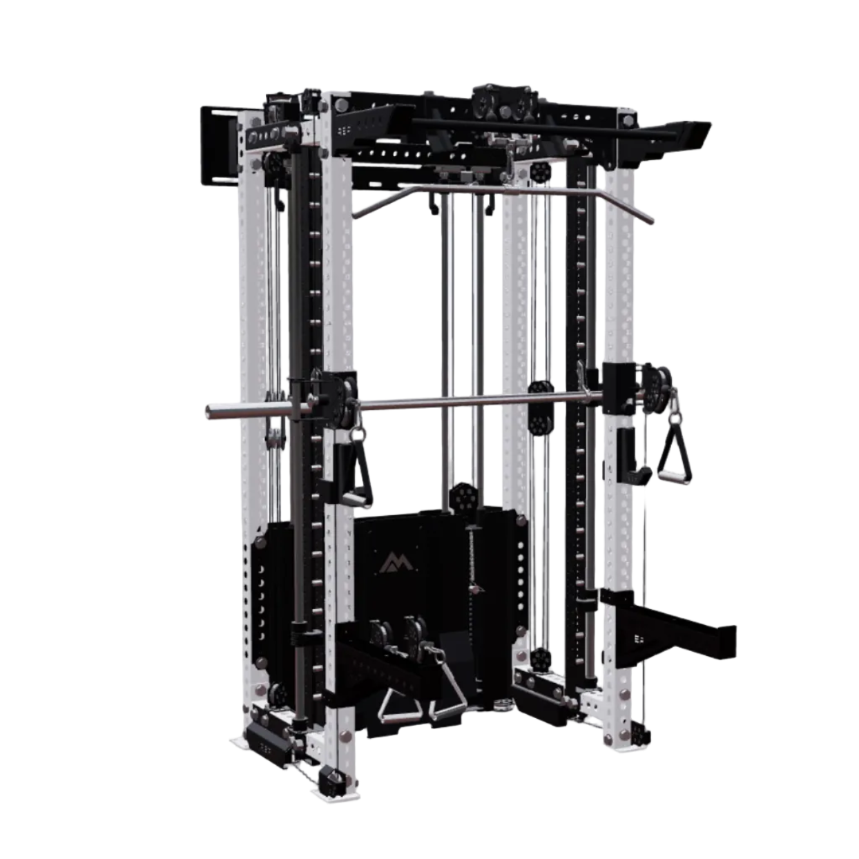 REP Fitness Functional Trainers 80" / White Summit All-In-One Trainer with Wall-Mounted Ares 2.0