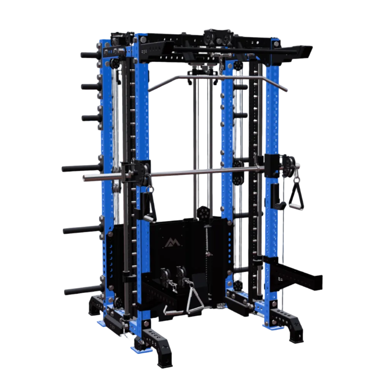 REP Fitness Functional Trainers 4-Post / 80" + 26" / Blue Summit All-In-One Trainer with Ares 2.0