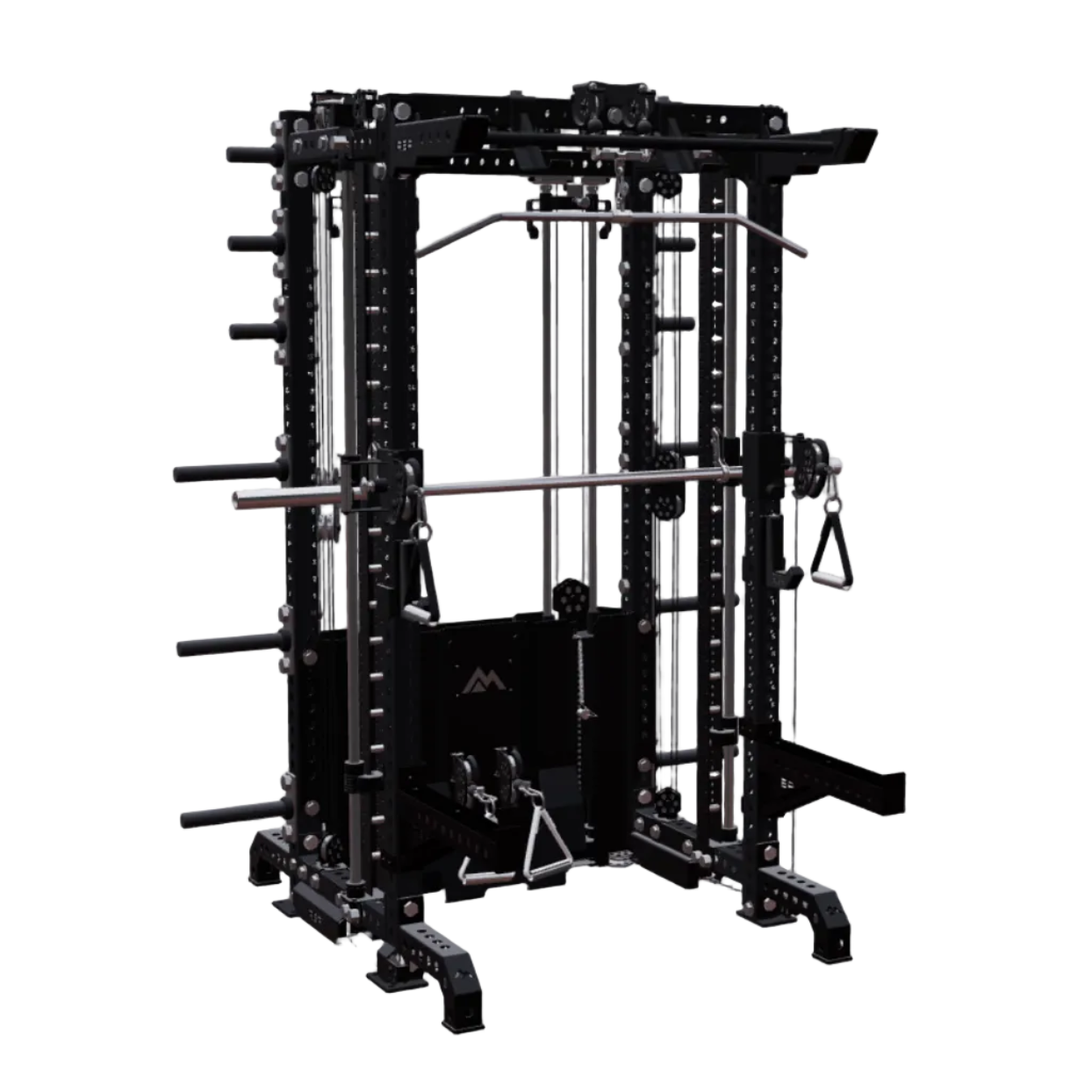 REP Fitness Functional Trainers 4-Post / 80" + 26" / Metallic Black Summit All-In-One Trainer with Ares 2.0