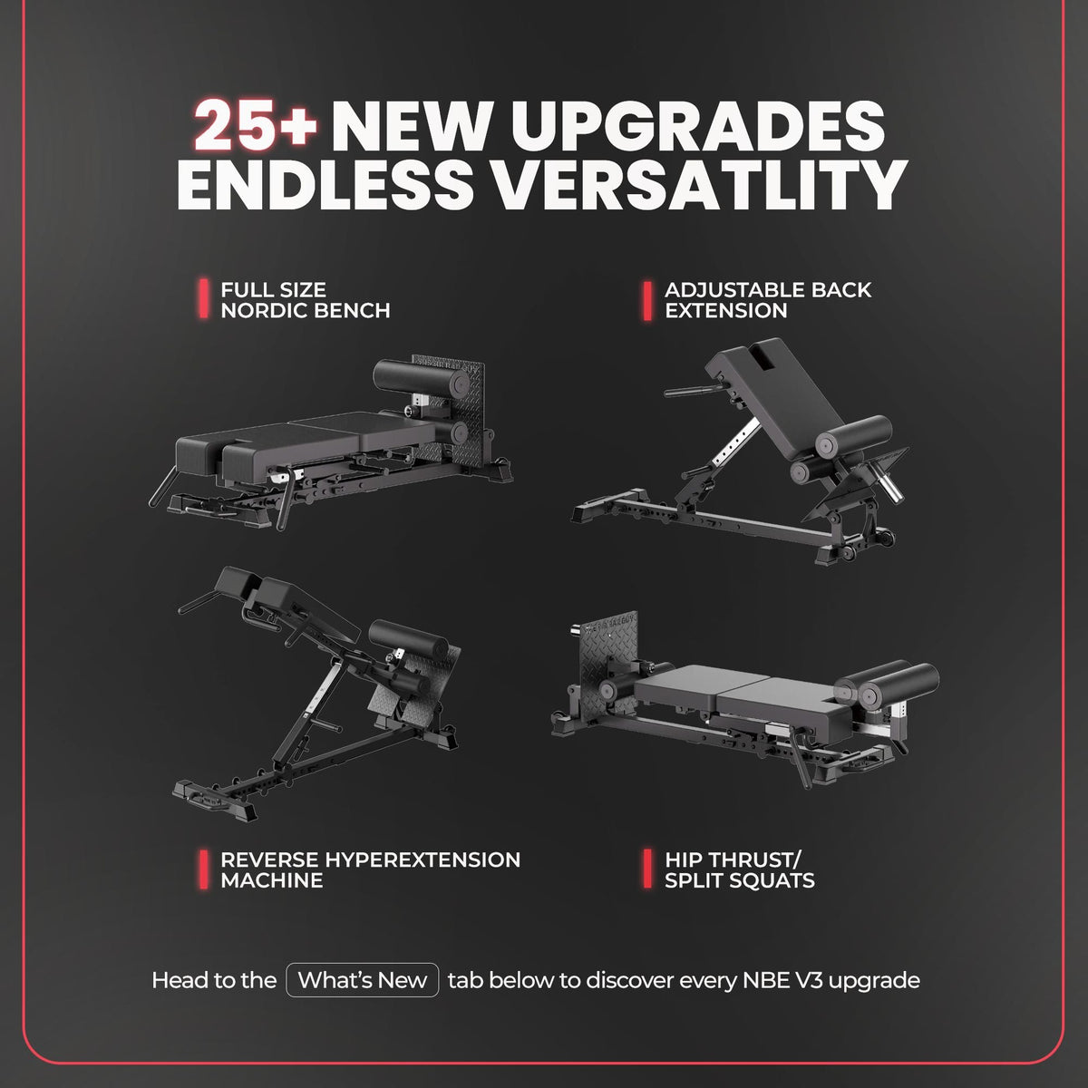 Apex Fitness Leg Machines Nordic Back Extension Machine V3