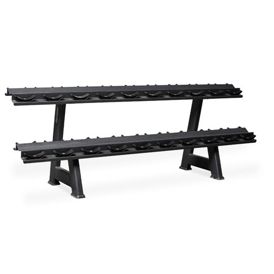 REP Fitness Storage Matte Black Victory 2-Tier Dumbbell Rack