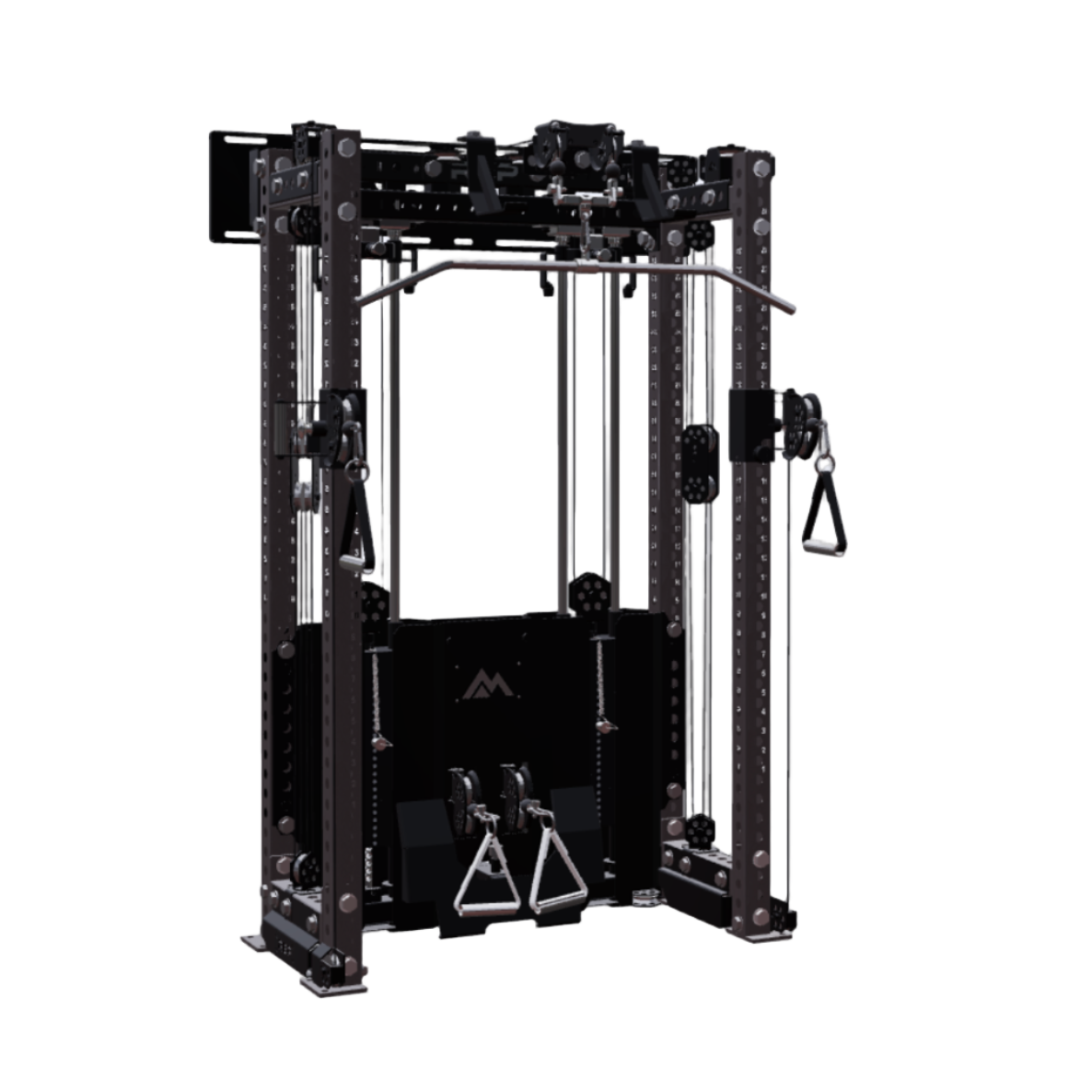 REP Fitness Functional Trainers 80" / Matte Black Ares 2.0 Wall-Mounted Builder