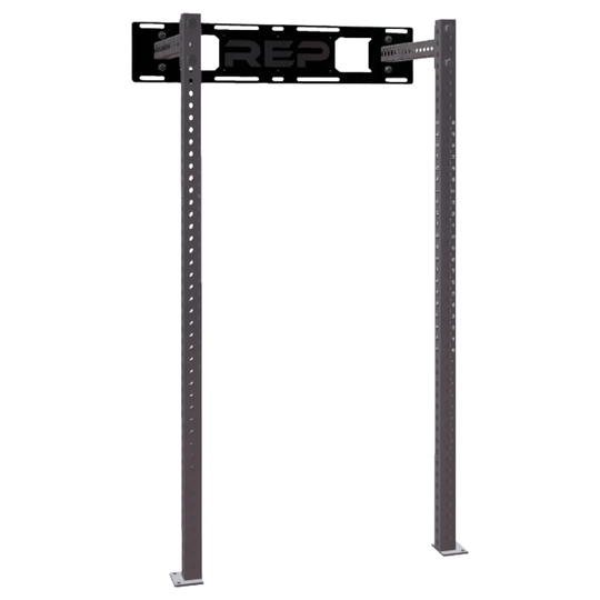 REP Fitness Power Racks 80" / Clear Coat / 16" Wall-Mounted Fixed Rack Builder