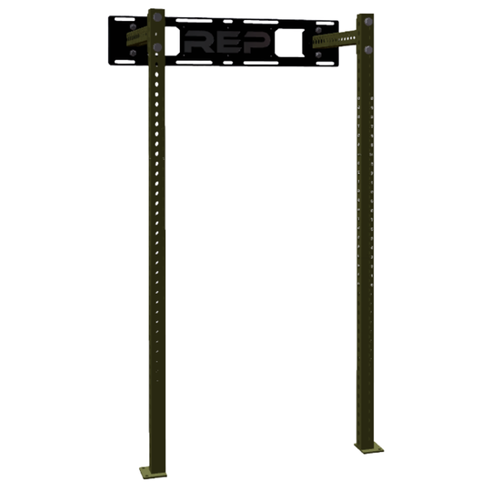 REP Fitness Power Racks 80" / Army Green / 16" Wall-Mounted Fixed Rack Builder