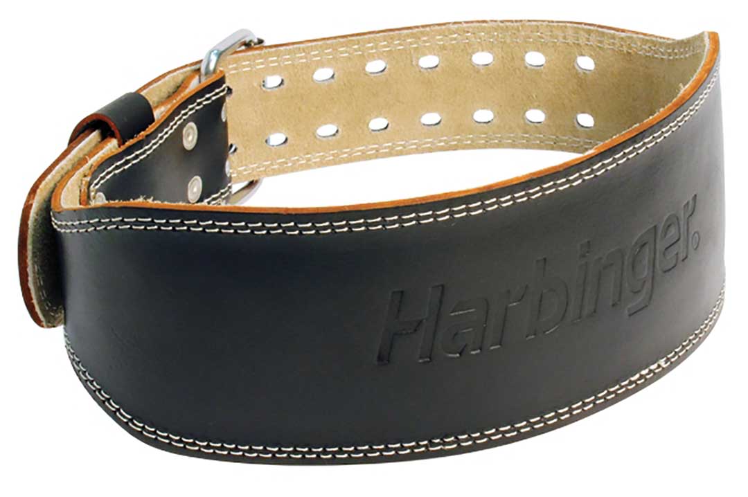 Harbinger Lifting Accessories 4" Padded Leather Belt