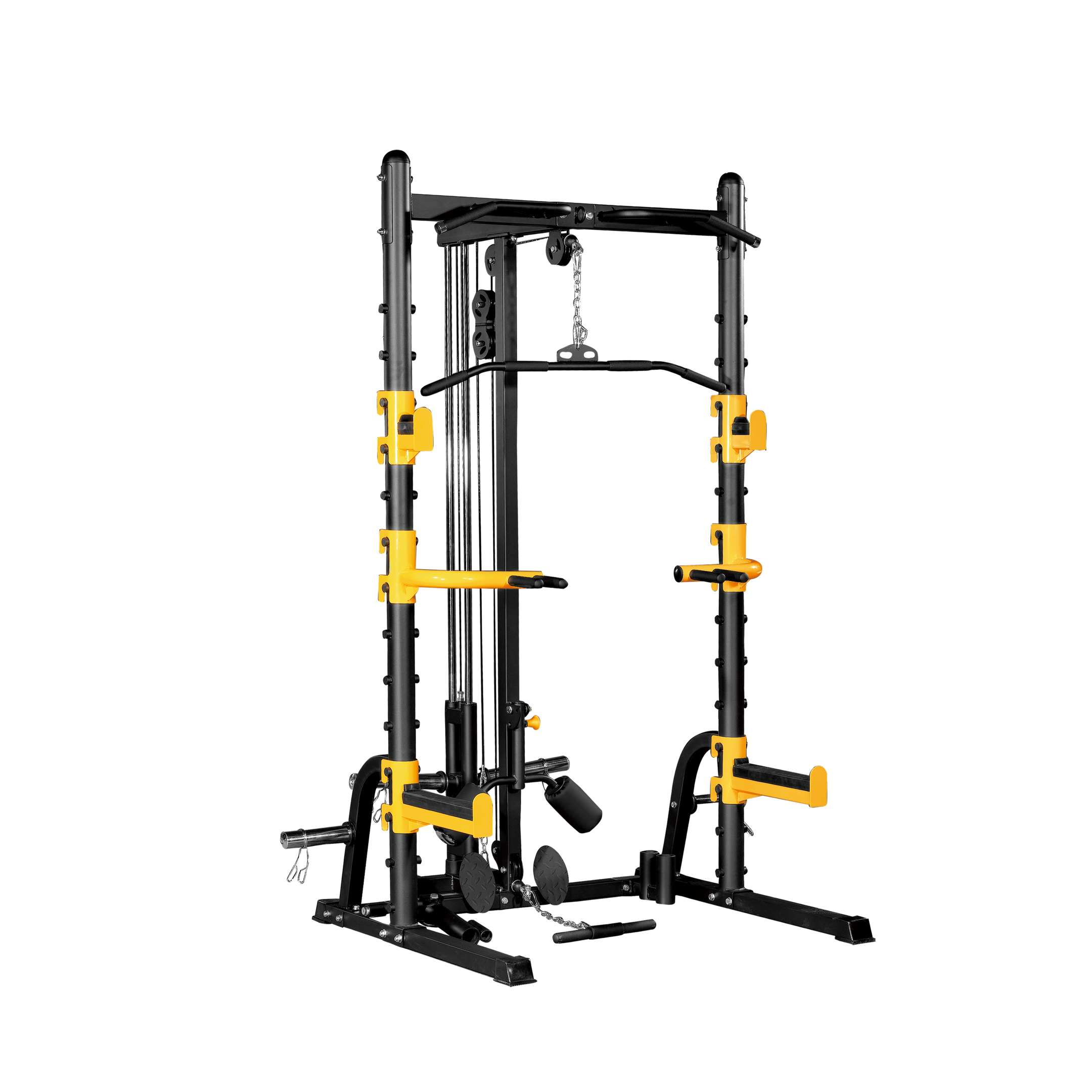 Altas Strength Squat Machine Altas AL-6008 Squat Machine with Lat Pulldown & Low Row