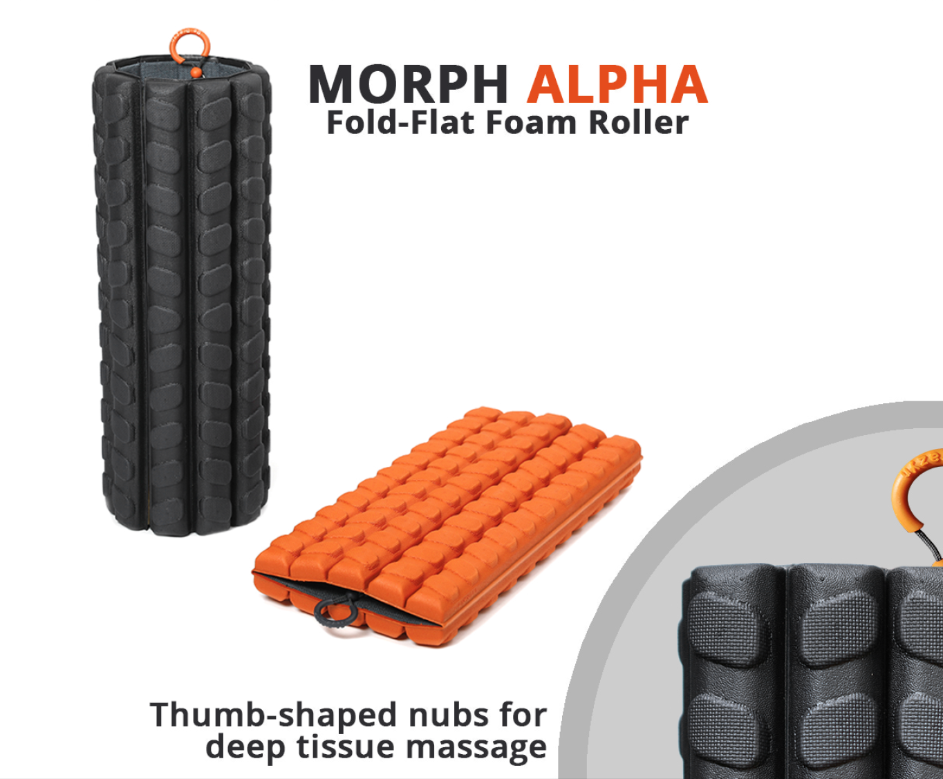 Brazyn Foam Roller Morph Alpha Collapsible Foam Roller