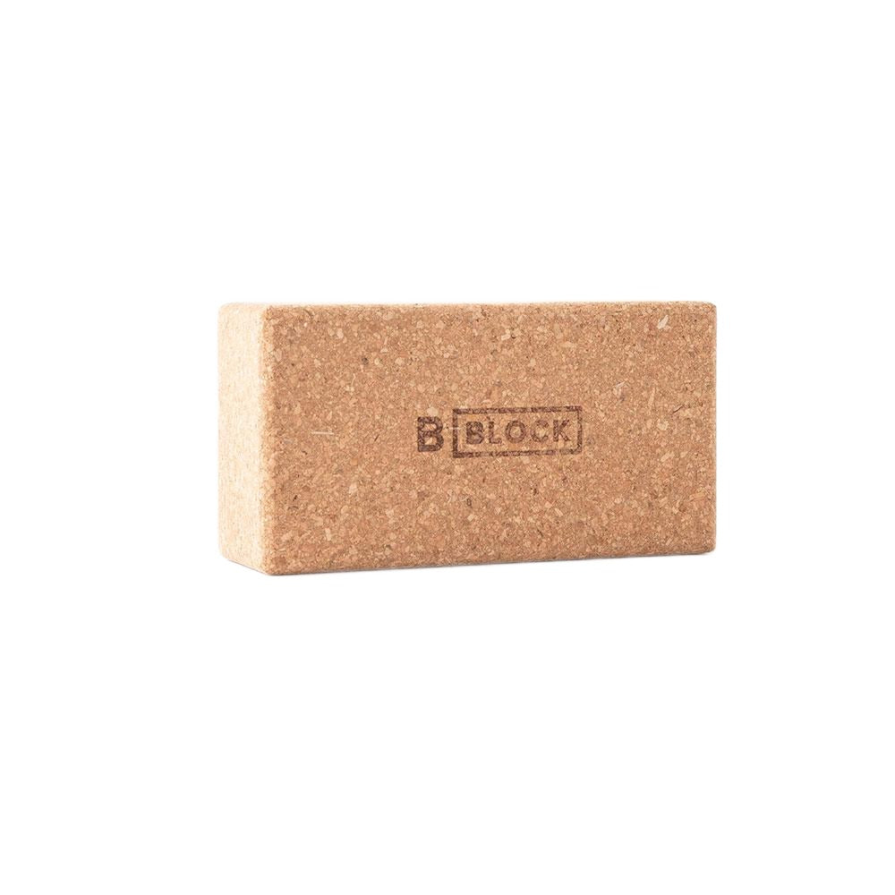 B Yoga Yoga Block Cork Block 3"