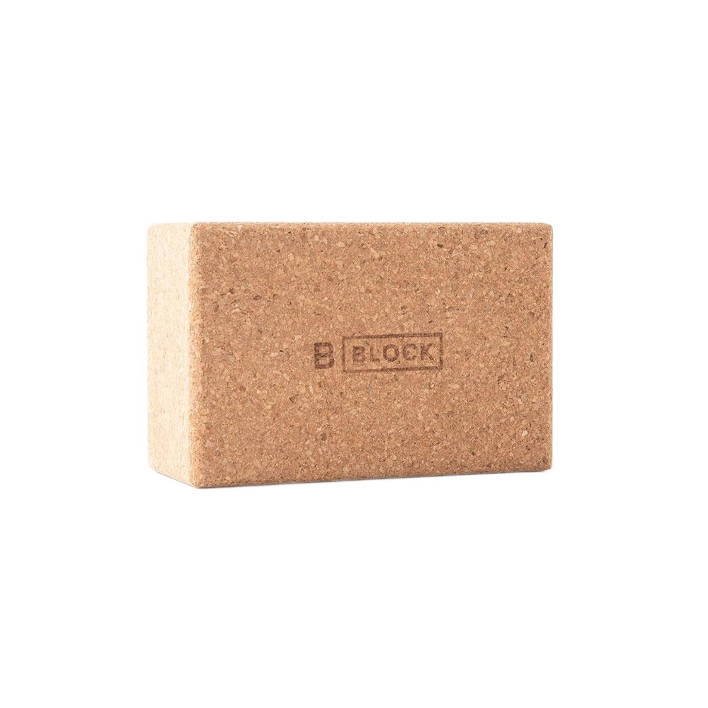 B Yoga Yoga Block Cork Block 4"