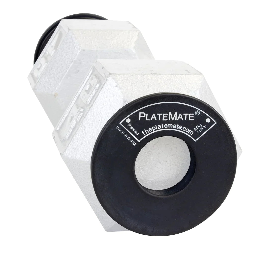 PlateMate Lifting Accessories 1.25 LB Magnetic Donut Dumbbell Weights (Pair)