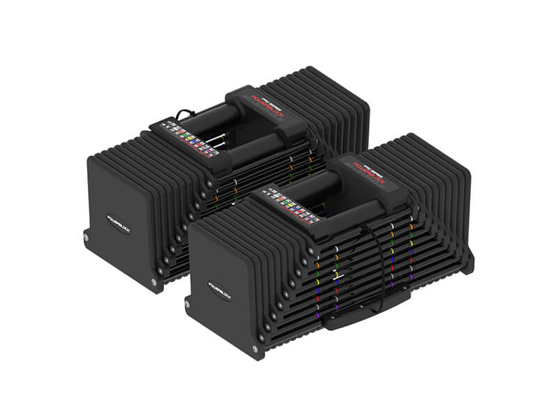 PowerBlock Copy of PowerBlock Pro 125 Commercial Dumbbell Set + Stand - Open Box