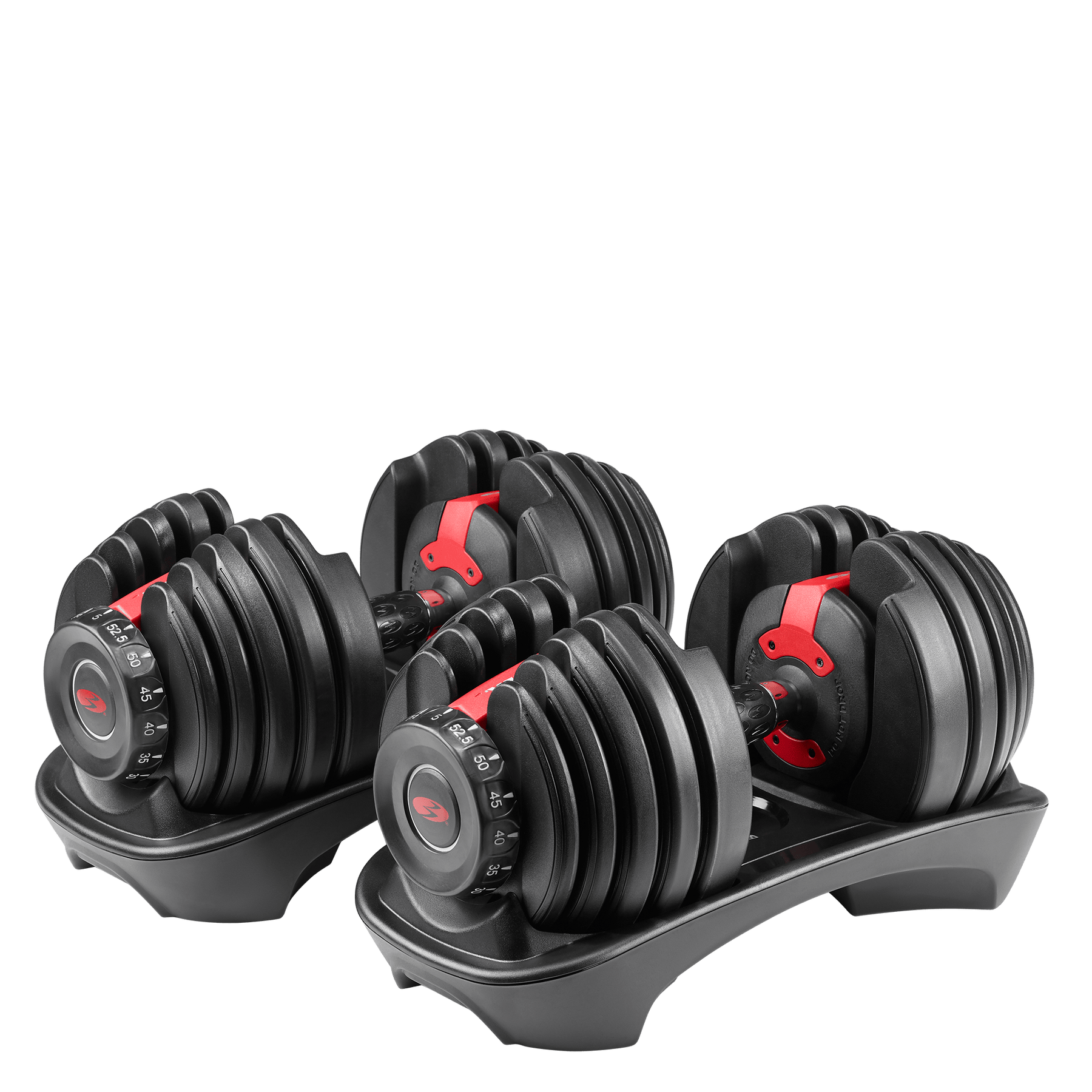 HYPATA 55 lbs Pair Adjustable Dumbbell Set, Fast Adjust Dumbbell Weight for  Exercises Pair Dumbbells for Men and Women in Home Gym Workout Equipment,  Dumbbell with Tray Suitable for Full Body 