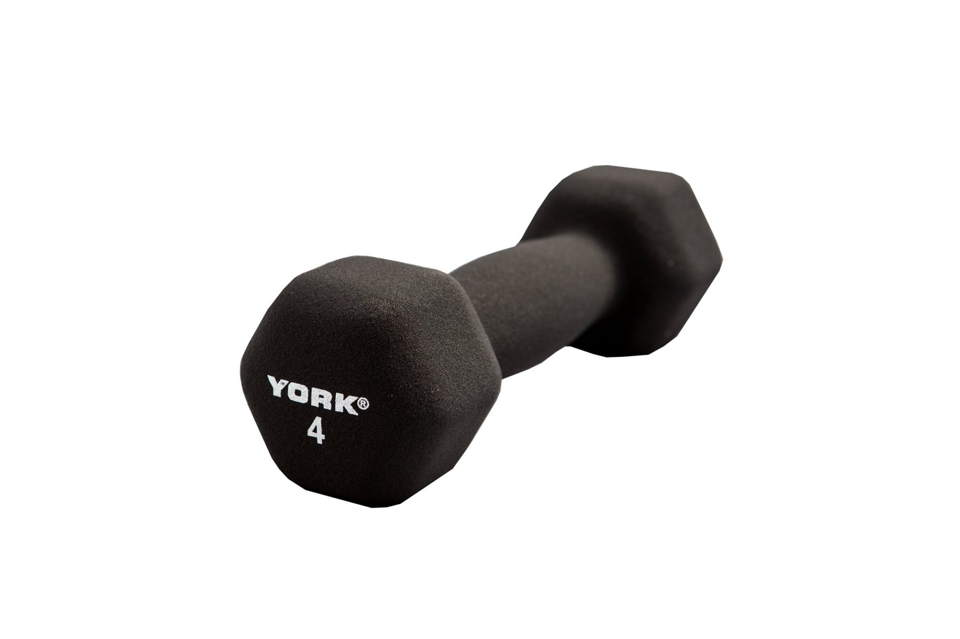 YORK 3 lb York Neoprene Hexagon Dumbbell